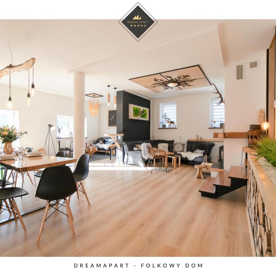 Folkowy Dom Dla 14 Osob Z Sauna I Grillowiskiem - Dream Apart シュチルク エクステリア 写真